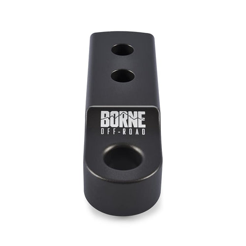 2” Hitch Receiver Borne Off-Road Shackle Mount, Hard Anodized Gray
