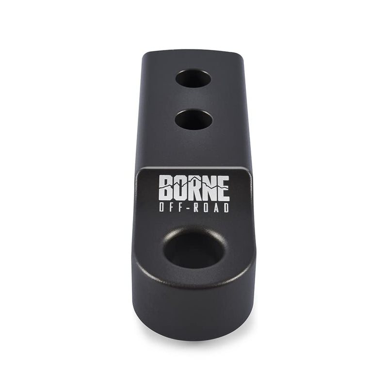 2” Hitch Receiver Borne Off-Road Shackle Mount, Hard Anodized Gray