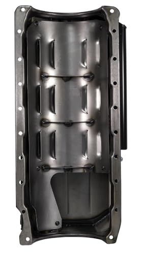 Moroso Steel Drag Race 21050 Oil Pan, Fits Big Block Chevy Gen V/VI Engines, Wet Sump, 8" Depth