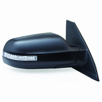 Fit System - 68595N Mirror Passenger Side for Nissan Altima Coupe, w/Turn Signal, Black, PTM Cover, Foldaway, Heated Power