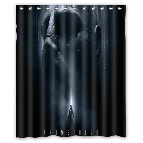 Daniellestore Prometheus Style And Scars Decorations for Bathroom Decor Home Polyester Fabric Waterproof Shower Curtain 60x72 Inches