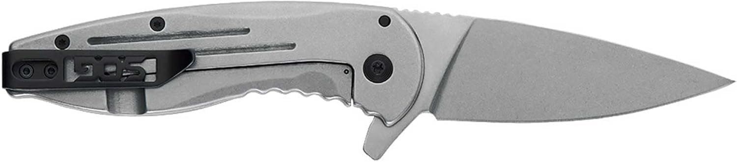 SOG Aegis FLK Pocket Folding Knife | Compact Portable Outdoor Everyday Carry (EDC) | All-Metal Construction | Quick Opening