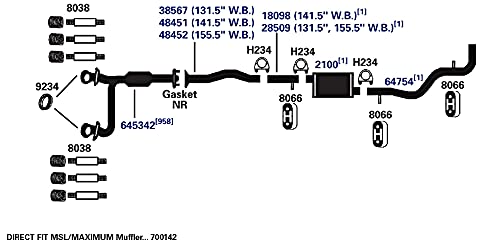 Exhaust Pipe AP Exhaust Products 18098