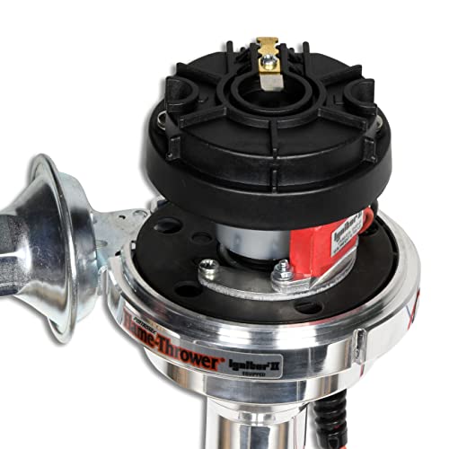 AMC/Jeep/IH L6 Vac Blk Cap Pertronix D161700 Flame-Thrower Billet Distributor