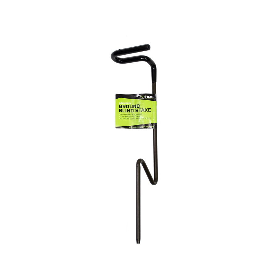 HME Secure Durable Stable Versatile High-Quality Compact Portable Easy-To-Install Archer's Hunting Practicing Ground Blind Bow Stake - 360-Degree Fork Rotation