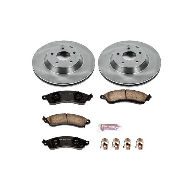 Power Stop KOE4913 Front Replacement Brake Kit Autospecialty - OE Brake Rotors & Ceramic Brake Pads For Chevrolet Corvette 1988 - 1996 [Vehicle Specific]