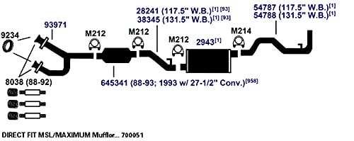 Exhaust Pipe AP Exhaust Products 28241