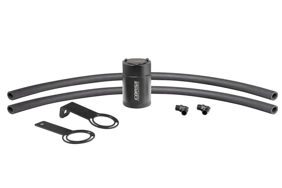 Performance Corsa 5/8in Universal 3 oz Aluminum Oil Catch Can with Mounting Brackets (CC0017)