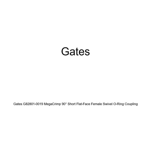 Gates MegaCrimp G82801-0019 90° Short Flat-Face Female Swivel O-Ring Coupling