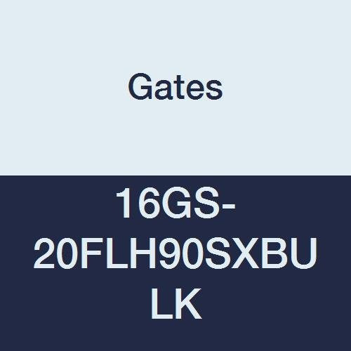 GlobalSpiral Couplings Gates 16GS-20FLH90SXBULK, Code 62 O-Ring Flange Heavy, Zinc Plated Carbon Steel, 5.28", 90° Bent Tube, 1" ID (Pack of 20)