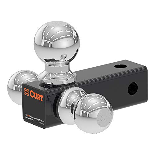CURT Replacement 45800 Adjustable Trailer Hitch Ball Mount Head with 3 Balls for CURT #45799