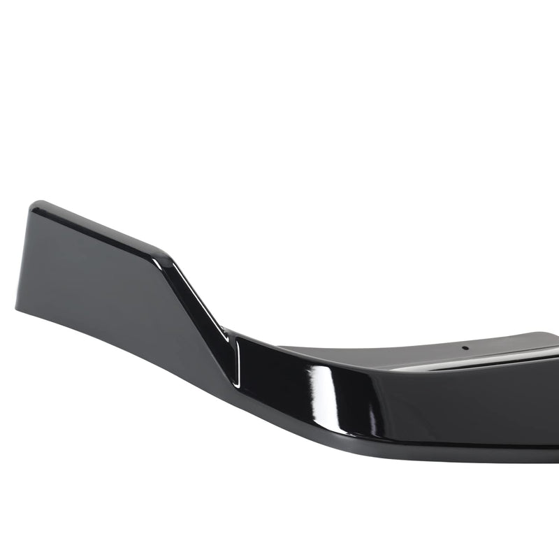 Glossy Black Spec-D Tuning Front Bumper Lip Spoiler Splitter Kit 3PC Compatible with 2011-2014 Dodge Charger