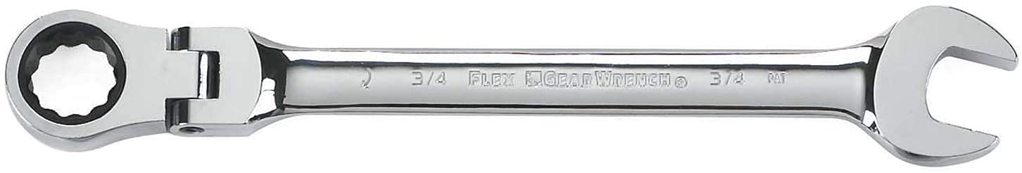 14 Pc. GEARWRENCH 12 Pt. Flex Head Ratcheting Combination Wrench Set, SAE/Metric - 85141