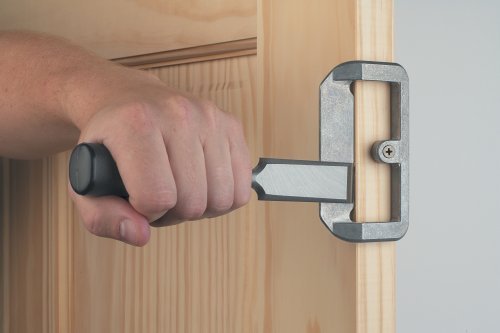 Door Lock Installation Kit IRWIN for Wooden Doors (3111001), Blue
