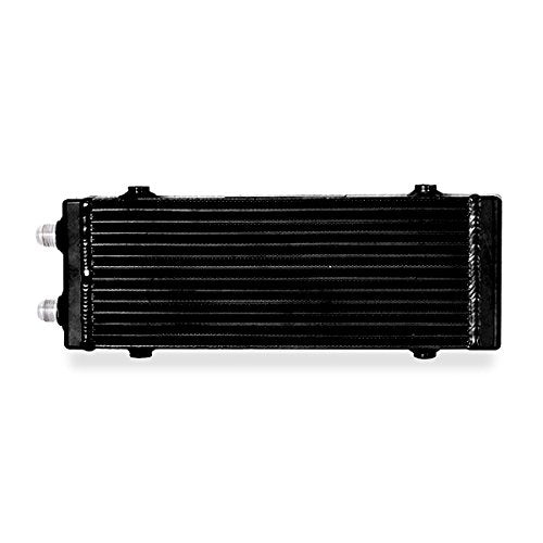 Mishimoto Universal Dual Pass Bar & Plate Oil Cooler Heat Exchanger Medium Black