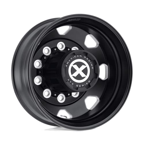 ATX AO401 S-BLK OCTANE Mill Wheel with Aluminum (22.5 x 8.25 inches /10 x 285 mm, -168 mm Offset)