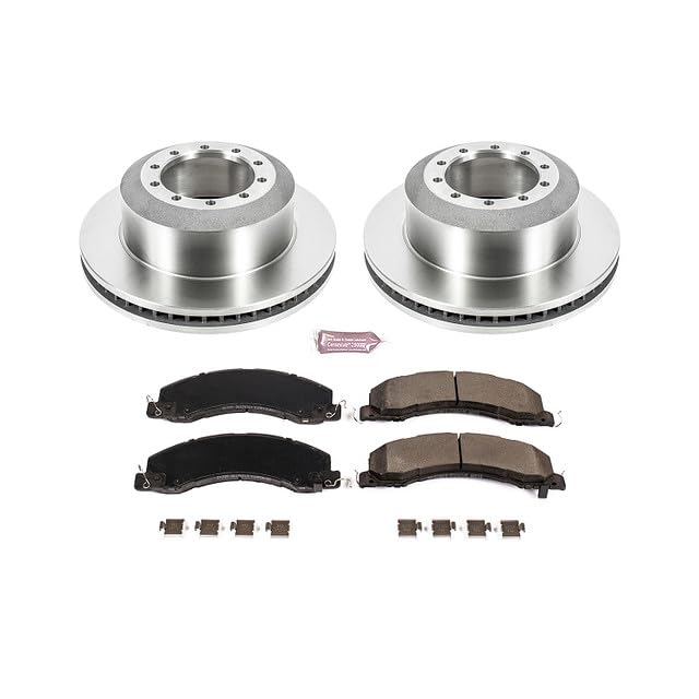 Power Stop KOE4722 Rear Replacement Brake Kit-OE Brake Rotors & Ceramic Brake Pads For Dodge Ram 4500, Ram 5500, Dodge Ram 5500, Ram 4500 [Model Specific]