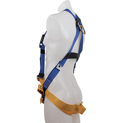H412002 Werner Basewear Standard (1 D Ring) Harness, Universal Tongue Buckle Legs, 1per Pack