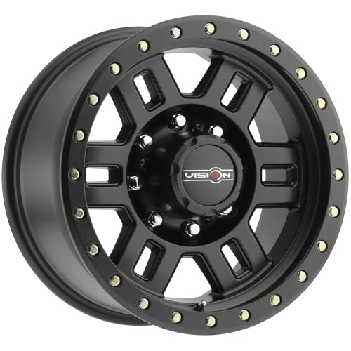 Wheel Vision Manx Style: 398 RWD, Finish: Matte Black, Wheel Size Inches: 18 X 9 PCD: 8-6.5" Load Rating Lbs. 3650 Offset MM: 12