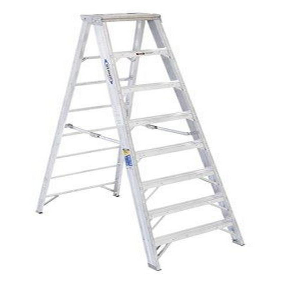 8-Foot Werner 375-Pound Duty Rating Type IAA Aluminum Stepladder