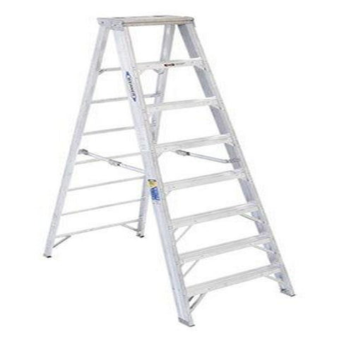 8-Foot Werner 375-Pound Duty Rating Type IAA Aluminum Stepladder
