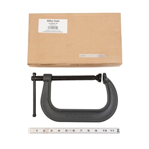 Wilton C-Clamp Columbian, 6” Opening, 4-1/16" Throat, 6600 Lbs. Clamping Force (Model H406)