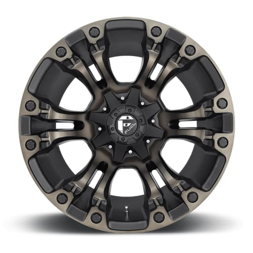 D569 VAPOR FUEL OFF-ROAD 18X9, 8X6.5, 4.53, 12mm MATTE BLACK DOUBLE DARK TINT - D56918908245A