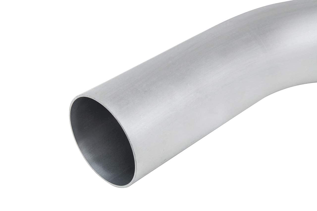 HPS Performance 6061 T6 Aluminum AT180-150-CLR-2 Elbow Pipe Tubing, 16 Gauge, 180 Degree U Bend, 1.5" OD, 0.065" Wall Thickness, 2" Center Line Radius