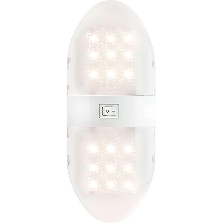 Optronics Double Fixture RVILL34P On/Off Switch (Interior Led Rv Light), White