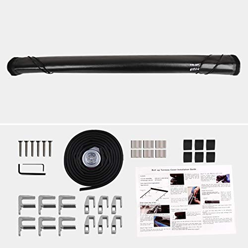 Tonneau Cover Vinyl Roll Up Spec-D Tuning Compatible with Toyota Tacoma Truck Crew Cab 6' Short Bed 1989-2004