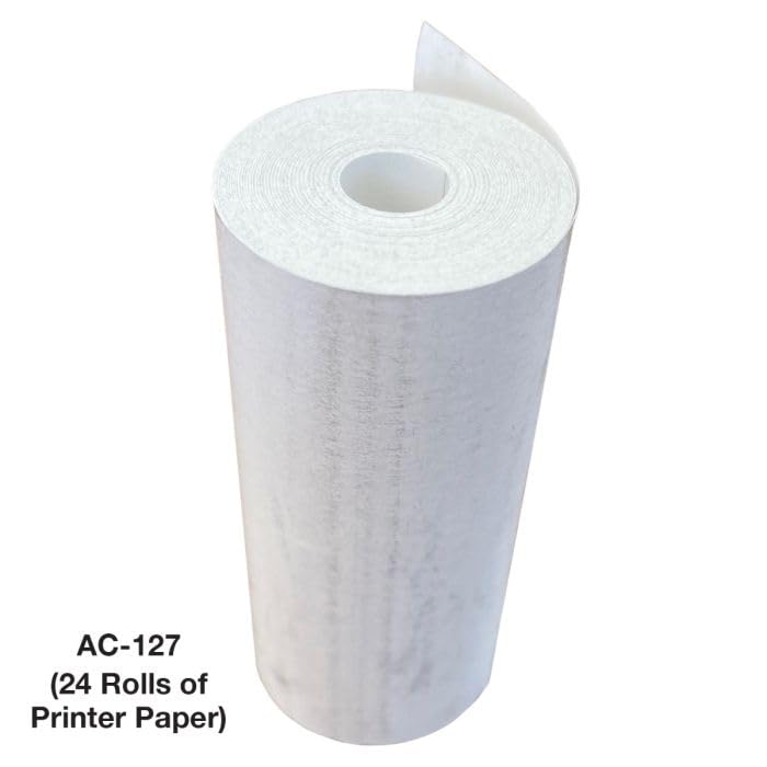 Auto Meter Replacement AC-127 Thermal Printer Paper for Bva-360, 24 Pack