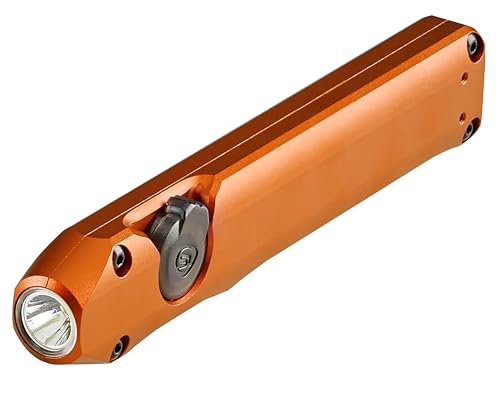 Wedge Streamlight 1,000-Lumen Max 300-Lumen Standard 1,200-Candela Flat Everyday Carry Flashlight, Includes USB-C Cable and Lanyard, Orange