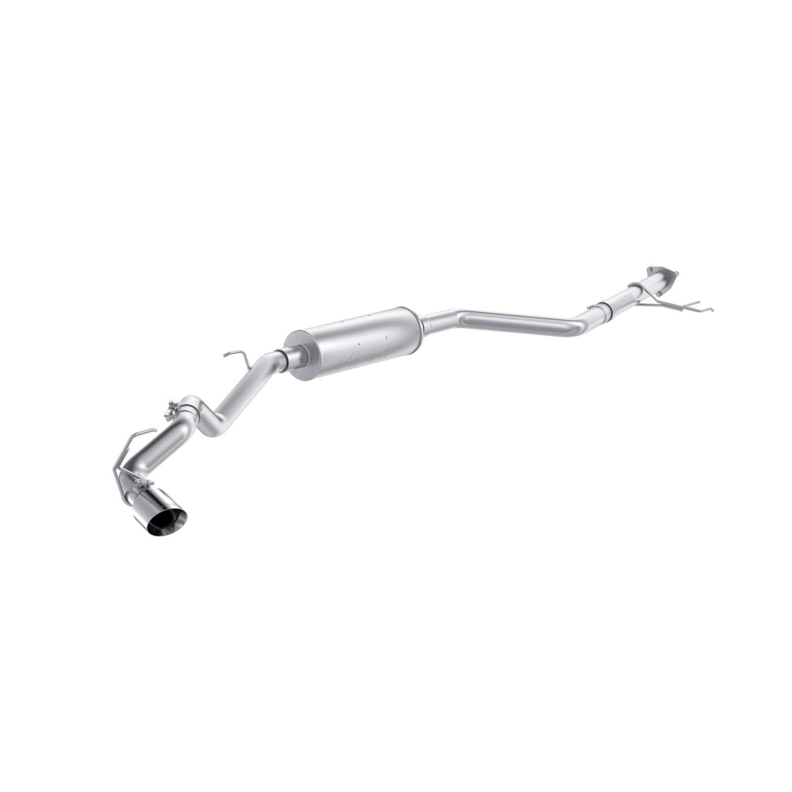 MBRP S5900304 Catback Stainless Steel Exhaust System Single Side Exit, Fits Honda Ridgeline 2017-2020, 2.5" Tubing with Stainless Steel Tip