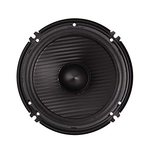 Power Acoustik 6.5" EF-60C Edge Series 500-Watt 2-Way Component Speaker System , BLACK