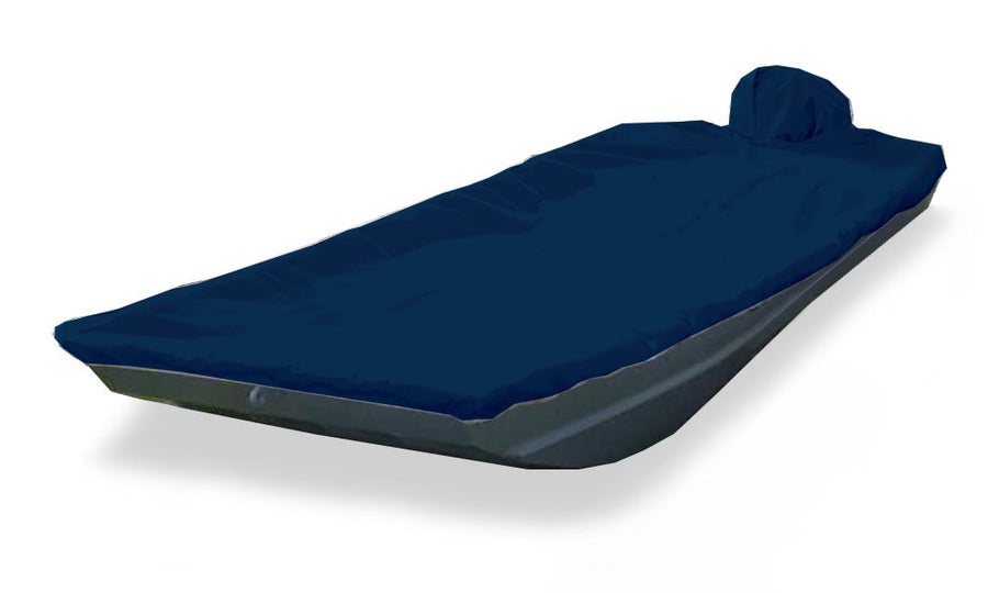 Trailerite Taylor Made Products Semi-Custom Boat Cover for Jon Boats with Outboard Motor - Includes Motor Hood, Multiple Sizes and Colors