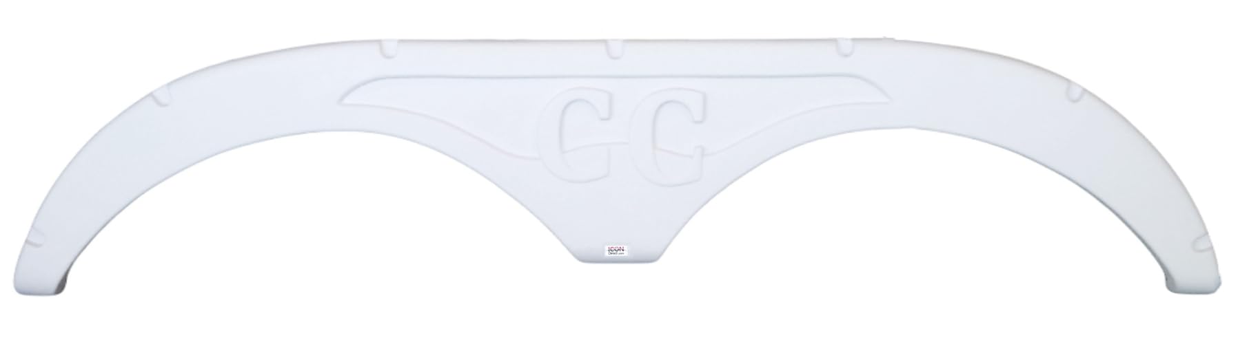 Tandem Fender Skirt, Forest River, White
