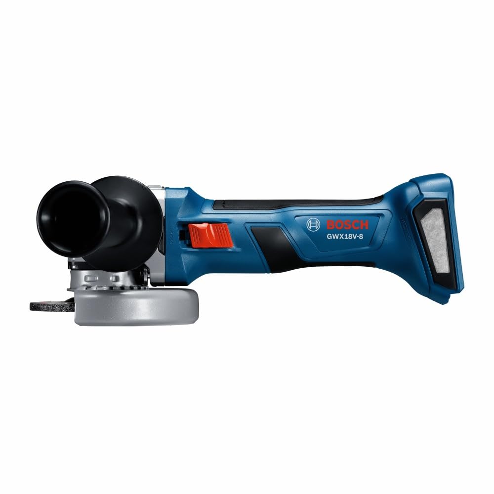 18V X-LOCK Bosch GWX18V-8N Brushless 4-1/2 In. Angle Grinder with Slide Switch (Bare Tool)