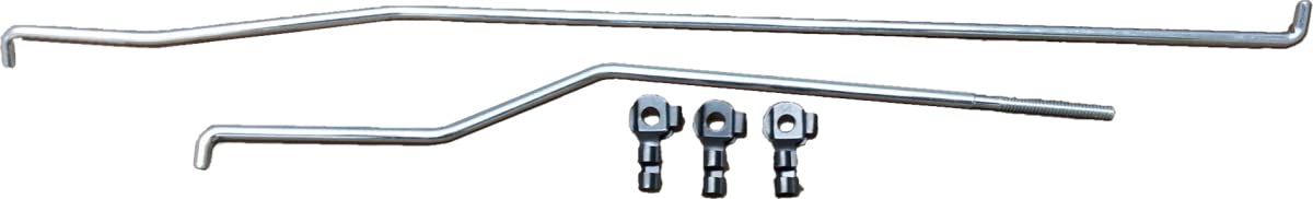 C9352-67 Brothers Trucks Door Latch Relay Rod Set - 5-Pieces - Left