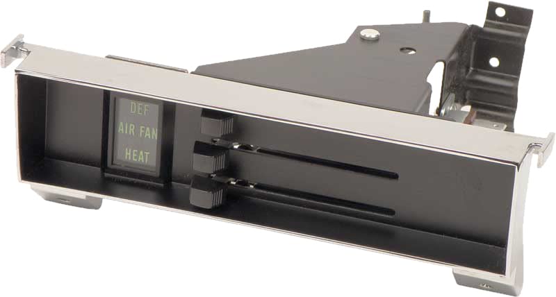 Heater Control Assembly Brothers Trucks P0012-67 - Non-Air - Black