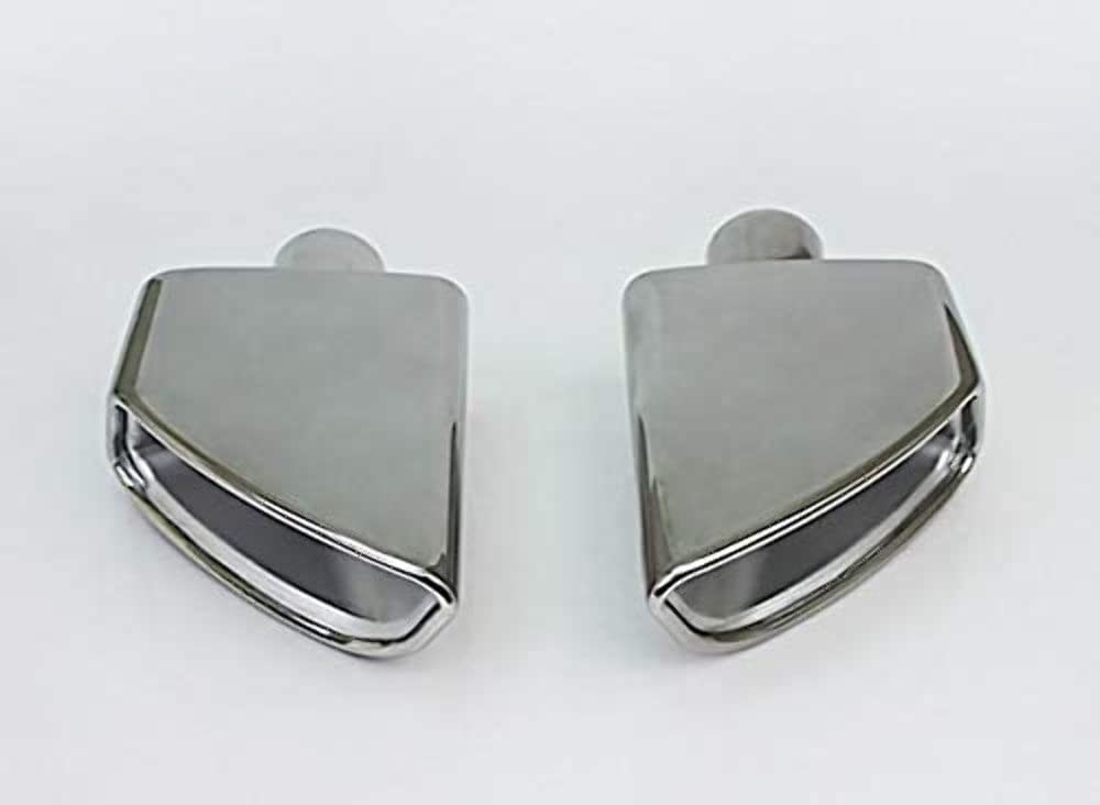 Dt-24139L Different Trends Double Wall Crescent Tip - Left Ss Exhaust Tip 2.25In Id/6.75Inx3.50In Od