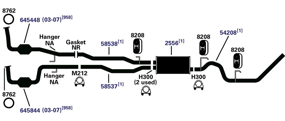Pipe AP Exhaust 54208