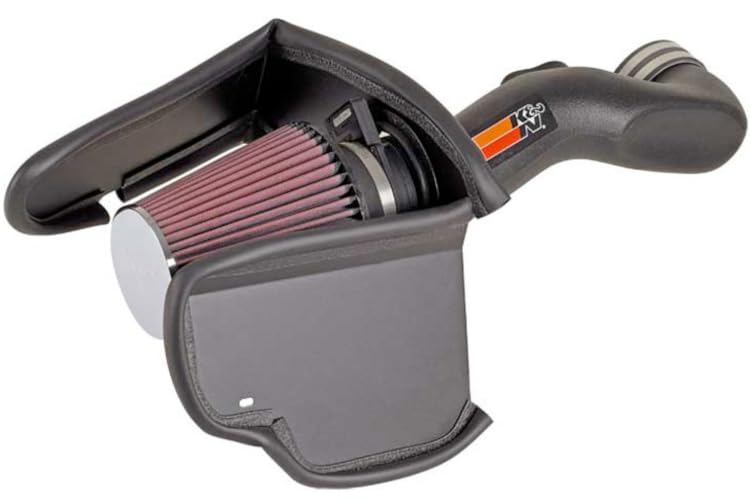Cold Air Intake System K&N: High-Flow Air-Filter, Increase Performance & Horsepower: Compatible with 2005 CHEVROLET Corvette, 57-3052