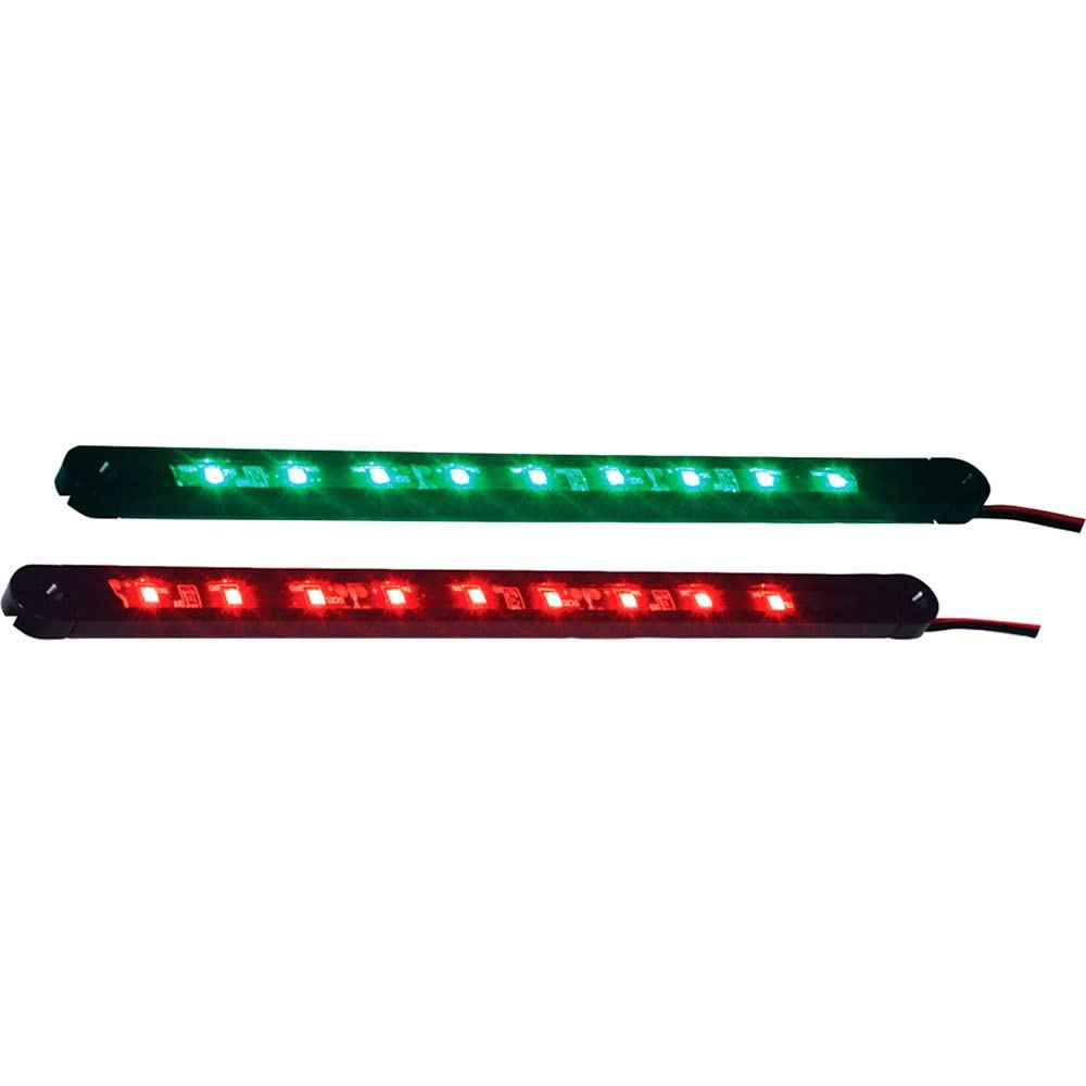 T-H Marine Flex Strip LED Bow Light Set, Red & Green