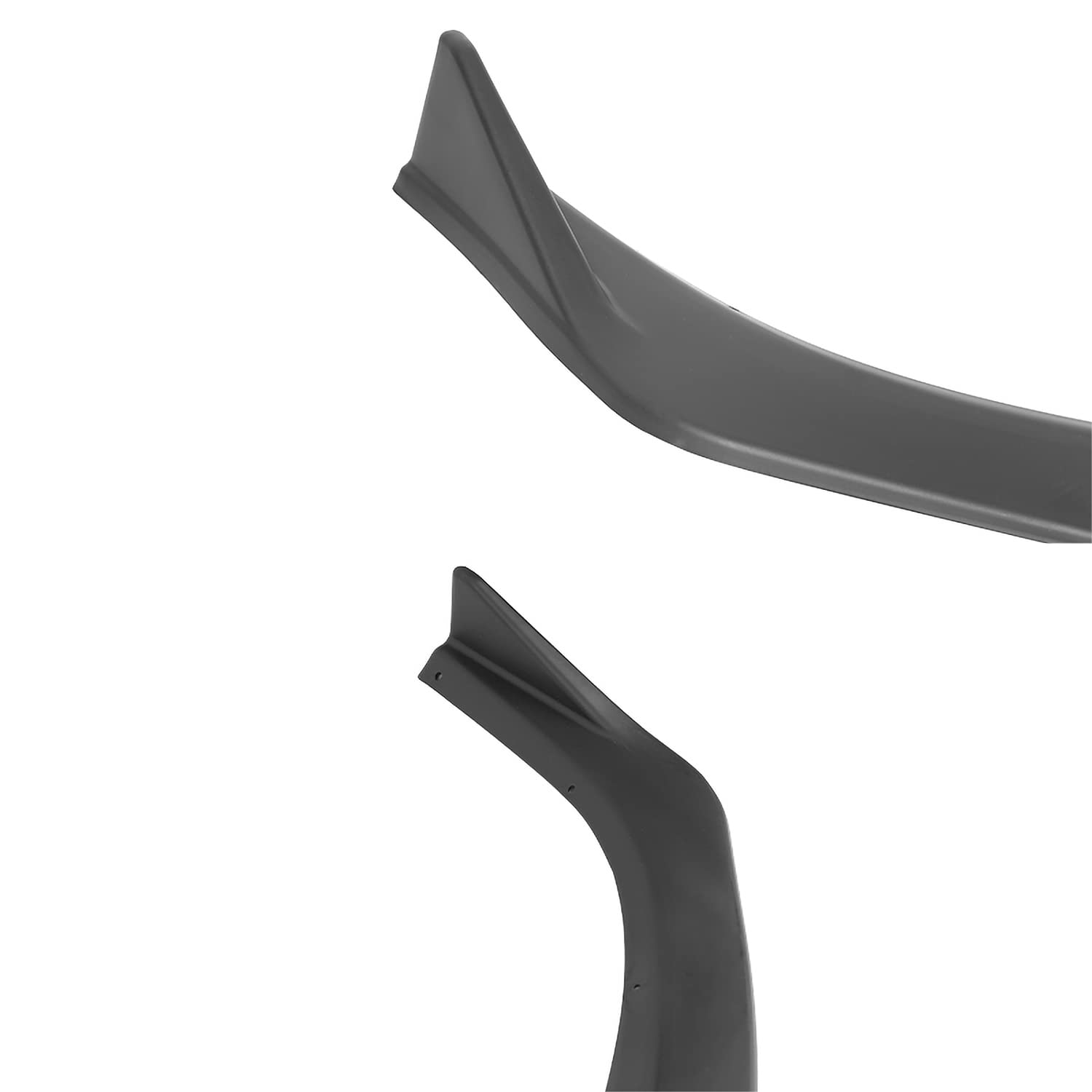 Matte Black Spec-D Tuning Front Bumper Lip Spoiler Splitter Body Kit 3PC Compatible with 2019-2020 Mazda 3
