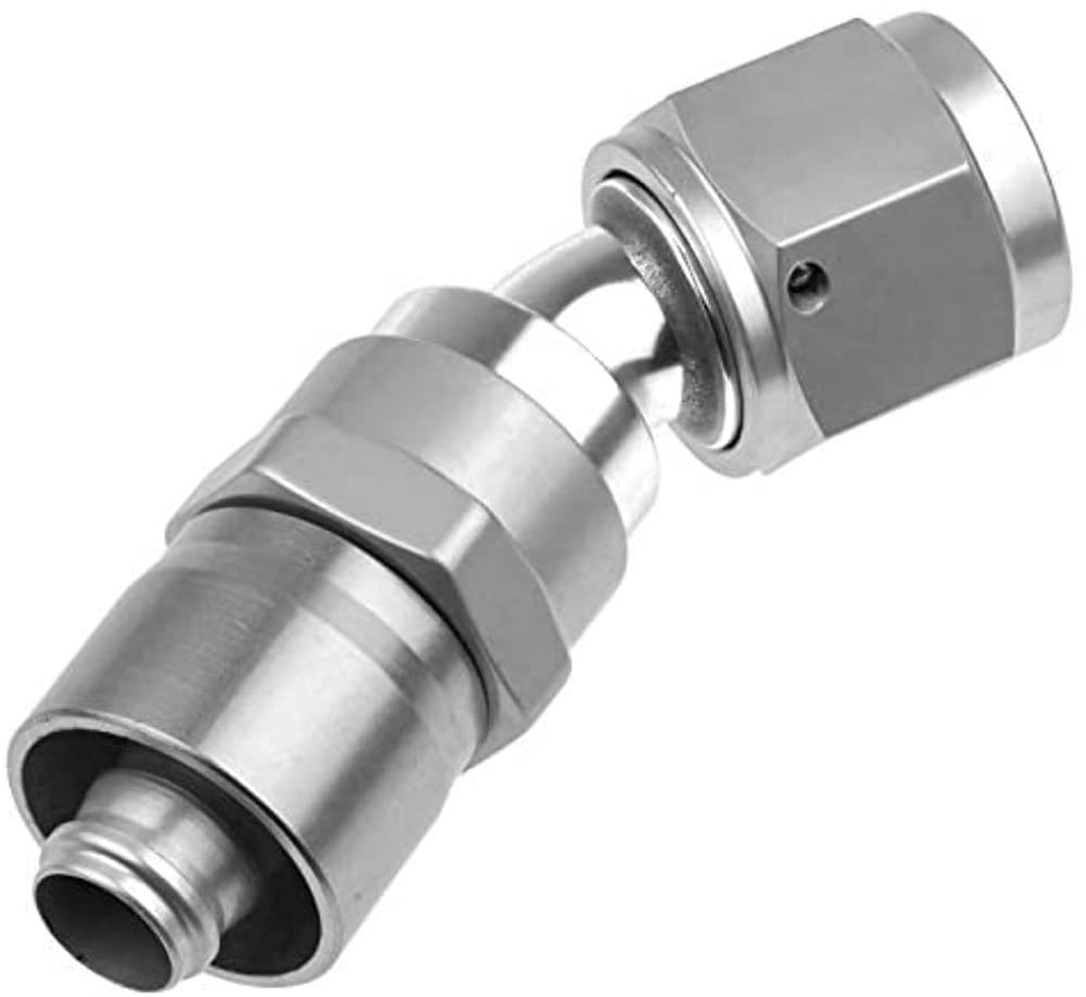 7030-12-5 Redhorse Performance Crimp Style Hose End (Clear), 1 Pack