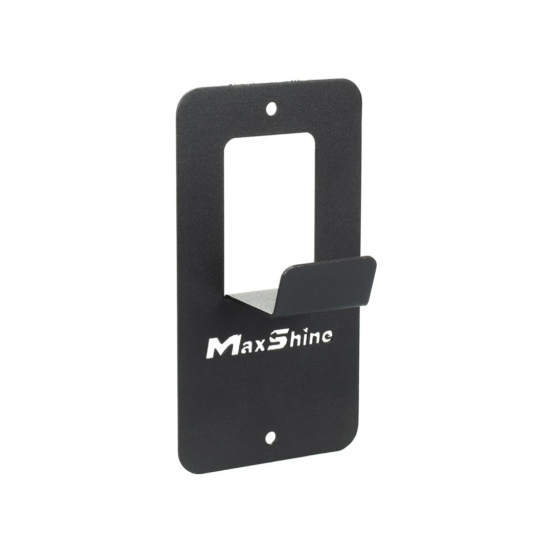 Maxshine High Pressure Universal Spray Gun Holder | Wall-Mounted Organizer Rack for Garage & Mobile Detailing | Durable Anti-Corrosive Metal Holder | Professional Car Wash & Auto Care Accessory
