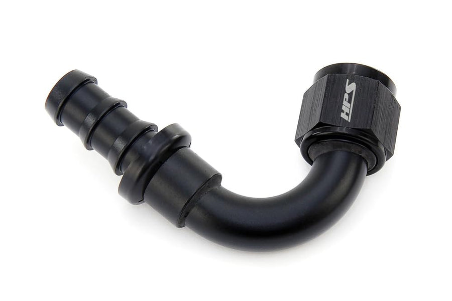 HPS -6 Performance 120 Degree Push-On Aluminum AN Hose End, 150-1206