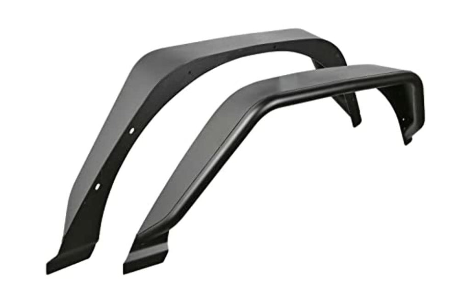 Fabtech Tube Fenders FTS24213 4.5 in. Wide Rear Steel Texture Black Tube Fenders
