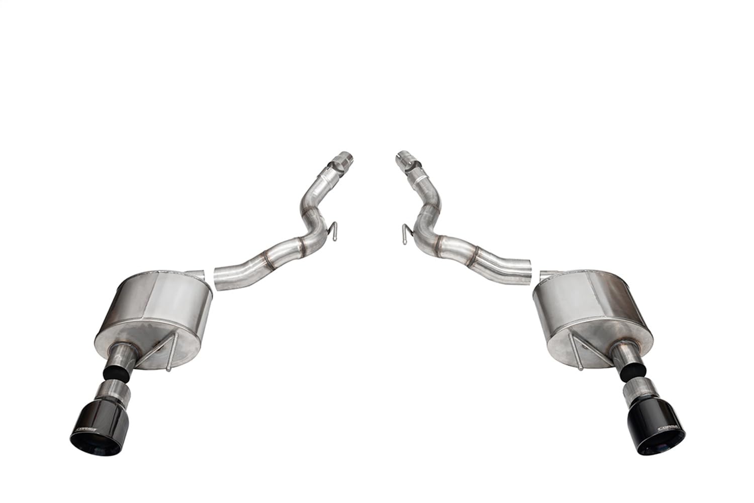 Axle-Back Sport 3.0" 4.5" Slash Tips | 2024 Mustang GT Convertible (21272) by CORSA PERFORMANCE
