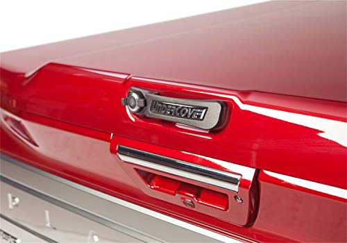 UnderCover Elite LX RealTruck One-Piece Truck Bed Tonneau Cover | UC1148L-50 | Fits 2014 - 2018, 2019 Limited GMC Sierra 1500, 2015-19 2500/3500HD 50(GAZ)(WA8624) - Olympic White 6' 7" Bed (78.9")